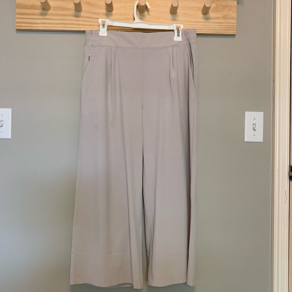 Wide leg crop pant